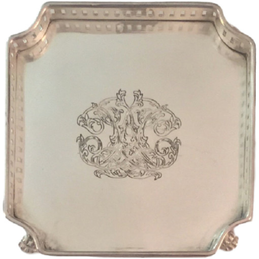 Engraved Gallery Tray, Square